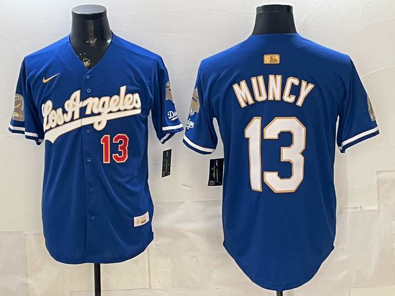 Men Los Angeles Dodgers #13 Muncy blue Game 2026 Nike MLB Jersey 4014003
